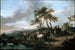 en jaktstopp - Philips Wouwerman — vy av konstverket