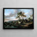 en jaktstopp - Philips Wouwerman — inramlat konstverk på väggen