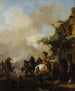 Halte de cavaliers - Philips Wouwerman — vy av konstverket