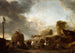 Skörd av hö - Philips Wouwerman — vy av konstverket