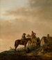 stängning av ryttare - Philips Wouwerman — vy av konstverket
