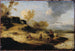 sanddyner med figurer - Philips Wouwerman — vy av konstverket