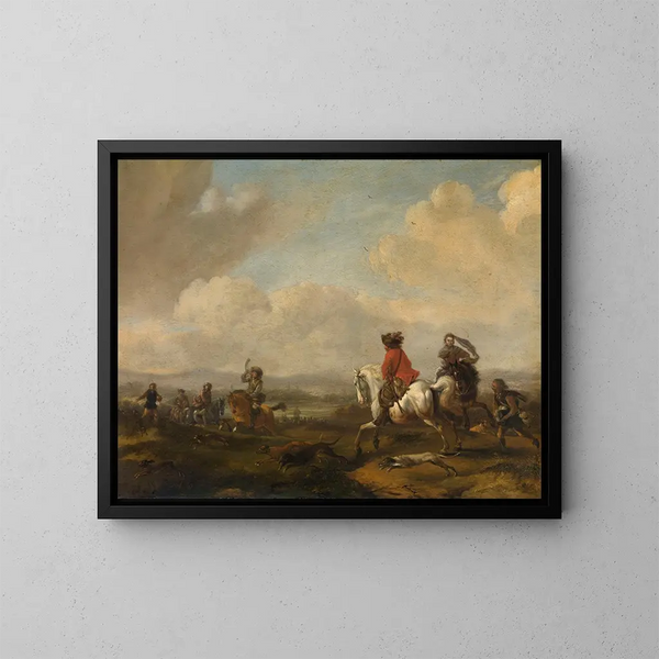 La conduite - Philips Wouwerman — inramlat konstverk på väggen
