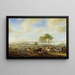 La foire aux chevaux - Philips Wouwerman — inramlat konstverk på väggen
