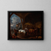L'écurie - Philips Wouwerman — inramlat konstverk på väggen