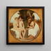 Philtas instruerande Daphnis och Chloé - Jules Élie Delaunay — väggpresentation av konstverket