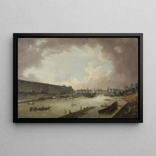 PierreAntoine Demachy - La Grande Galerie le PontNeuf et lle de la Cit vus du Pont Royal.webp