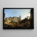 La Foire Saint-Germain efter branden under natten mellan den 16 och 17 mars 1762 - Pierre-Antoine Demachy — inramlat konstverk på väggen