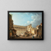 Le dégagement de la colonnade du Louvre lors de la démolition des ruines de l'Hôtel du Petit Bourbon - Pierre-Antoine Demachy — inramlat konstverk på väggen