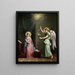 Annunciation - Pierre-Auguste Pichon — inramlat konstverk på väggen