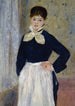 En servitris på restaurang Duval - Pierre-Auguste Renoir — vy av konstverket