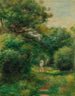 Allée I En Skog Kvinna Med Barn I Famn - Pierre-Auguste Renoir — vy av konstverket