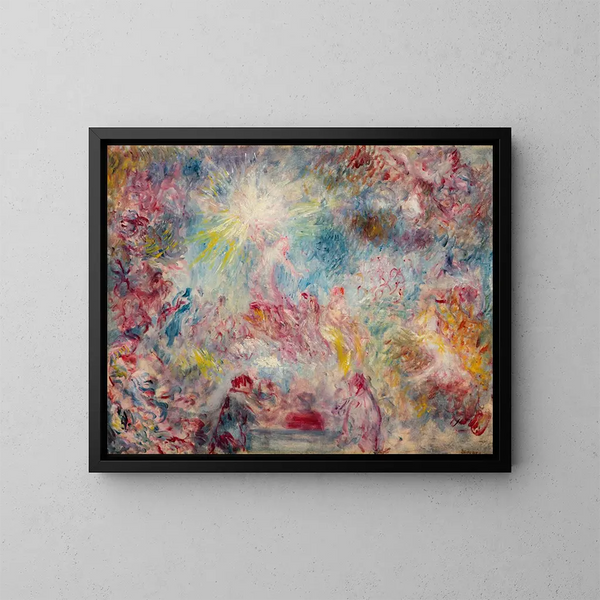 Allégorie rosa - Pierre-Auguste Renoir — inramlat konstverk på väggen