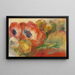 Anemoner - Pierre-Auguste Renoir — inramlat konstverk på väggen