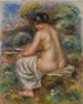 Baddare med kläder - Pierre-Auguste Renoir — vy av konstverket
