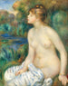 Baigneur - Pierre-Auguste Renoir — vy av konstverket