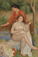 Baigneuse och tjänare La Toilette de la baigneuse - Pierre-Auguste Renoir — vy av konstverket