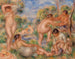 grupp av badande - Pierre-Auguste Renoir — vy av konstverket