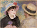 Par i båt - Pierre-Auguste Renoir — vy av konstverket