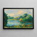 Bord de rivière - Pierre-Auguste Renoir — inramlat konstverk på väggen