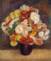 Bouquet de chrysanthèmes - Pierre-Auguste Renoir — vy av konstverket