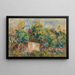 Cabanon nära Collettes - Pierre-Auguste Renoir — inramlat konstverk på väggen