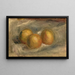 Citroner - Pierre-Auguste Renoir — inramlat konstverk på väggen