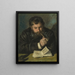 Claude Monet - Pierre-Auguste Renoir — inramlat konstverk på väggen
