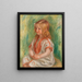 Claude Renoir - Pierre-Auguste Renoir — inramlat konstverk på väggen