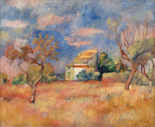 Pigeonnier de Bellevue - Pierre-Auguste Renoir — vy av konstverket