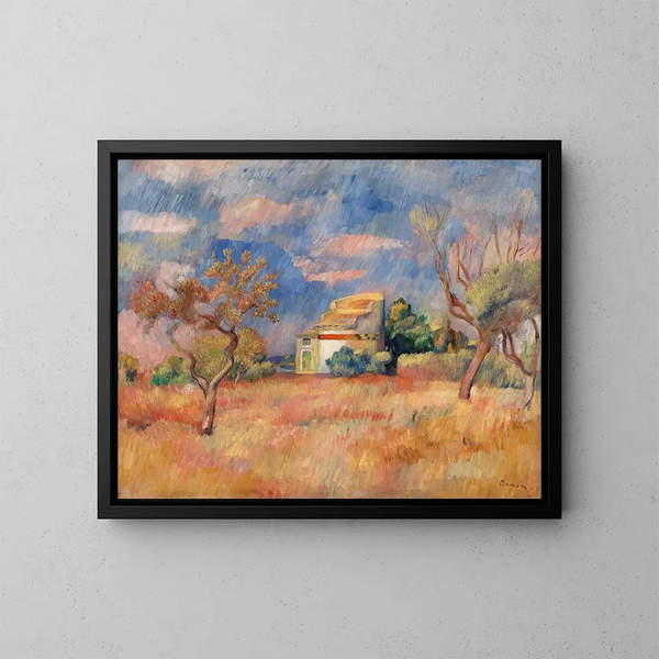 Pigeonnier de Bellevue - Pierre-Auguste Renoir — inramlat konstverk på väggen