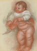 Barn nu stående - Pierre-Auguste Renoir — vy av konstverket