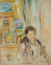 en kvinna i ett interiör - Pierre-Auguste Renoir — vy av konstverket