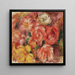 Blommor - Pierre-Auguste Renoir — inramlat konstverk på väggen