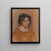 Gabrielle - Pierre-Auguste Renoir — inramlat konstverk på väggen