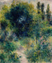 Trädgård - Pierre-Auguste Renoir — vy av konstverket