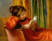 flicka som läser - Pierre-Auguste Renoir — vy av konstverket