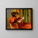 flicka som läser - Pierre-Auguste Renoir — inramlat konstverk på väggen