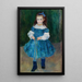 Flicka med hopprep Porträtt av Delphine Legrand - Pierre-Auguste Renoir — inramlat konstverk på väggen
