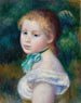 ung flickas huvud Tête de jeune fille - Pierre-Auguste Renoir — vy av konstverket
