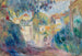 Trädgård Montmartre - Pierre-Auguste Renoir — vy av konstverket