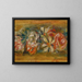 Jet de fleurs - Pierre-Auguste Renoir — inramlat konstverk på väggen