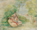 unga kvinnor i en trädgård - Pierre-Auguste Renoir — vy av konstverket