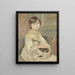 Julie Manet - Pierre-Auguste Renoir — inramlat konstverk på väggen