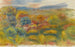 La Colline rouge - Pierre-Auguste Renoir — vy av konstverket