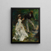 La Promenade - Pierre-Auguste Renoir — inramlat konstverk på väggen