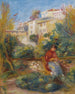 La Terrasse à Cagnes - Pierre-Auguste Renoir — vy av konstverket