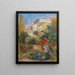 La Terrasse à Cagnes - Pierre-Auguste Renoir — inramlat konstverk på väggen