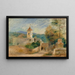 La Chapelle, Cagnes - Pierre-Auguste Renoir — inramlat konstverk på väggen