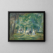 La fête de Saint-Cloud - Pierre-Auguste Renoir — inramlat konstverk på väggen